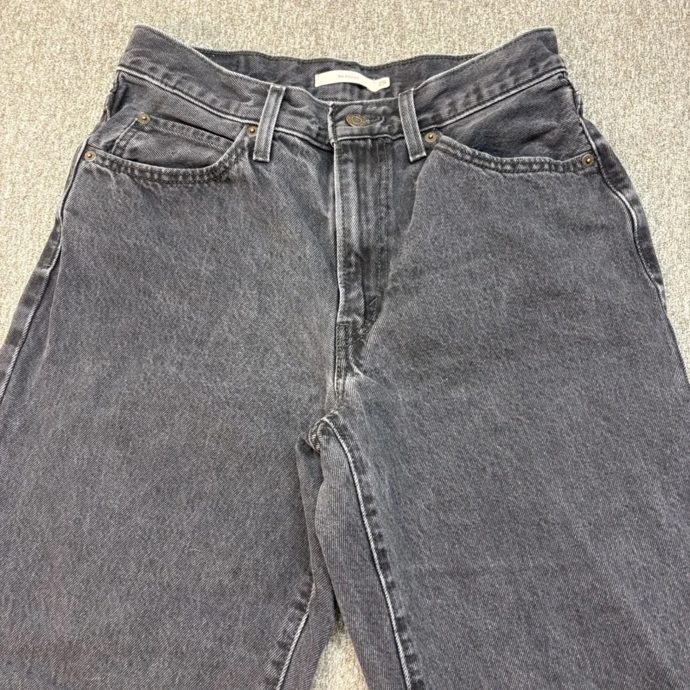 Levis 94 Baggy Jeans Mens 29 Washed Black Denim High Rise Straight Leg Relaxed‎